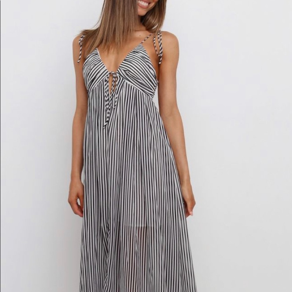 Cesar Dress - Stripe Petal & Pup size 6